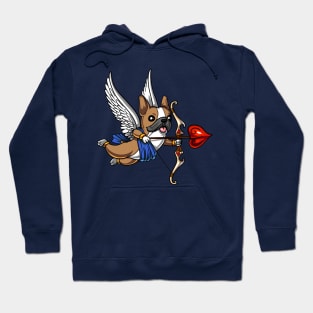 French Bulldog Dog Cupid Valentines Day Cute Pet Hoodie